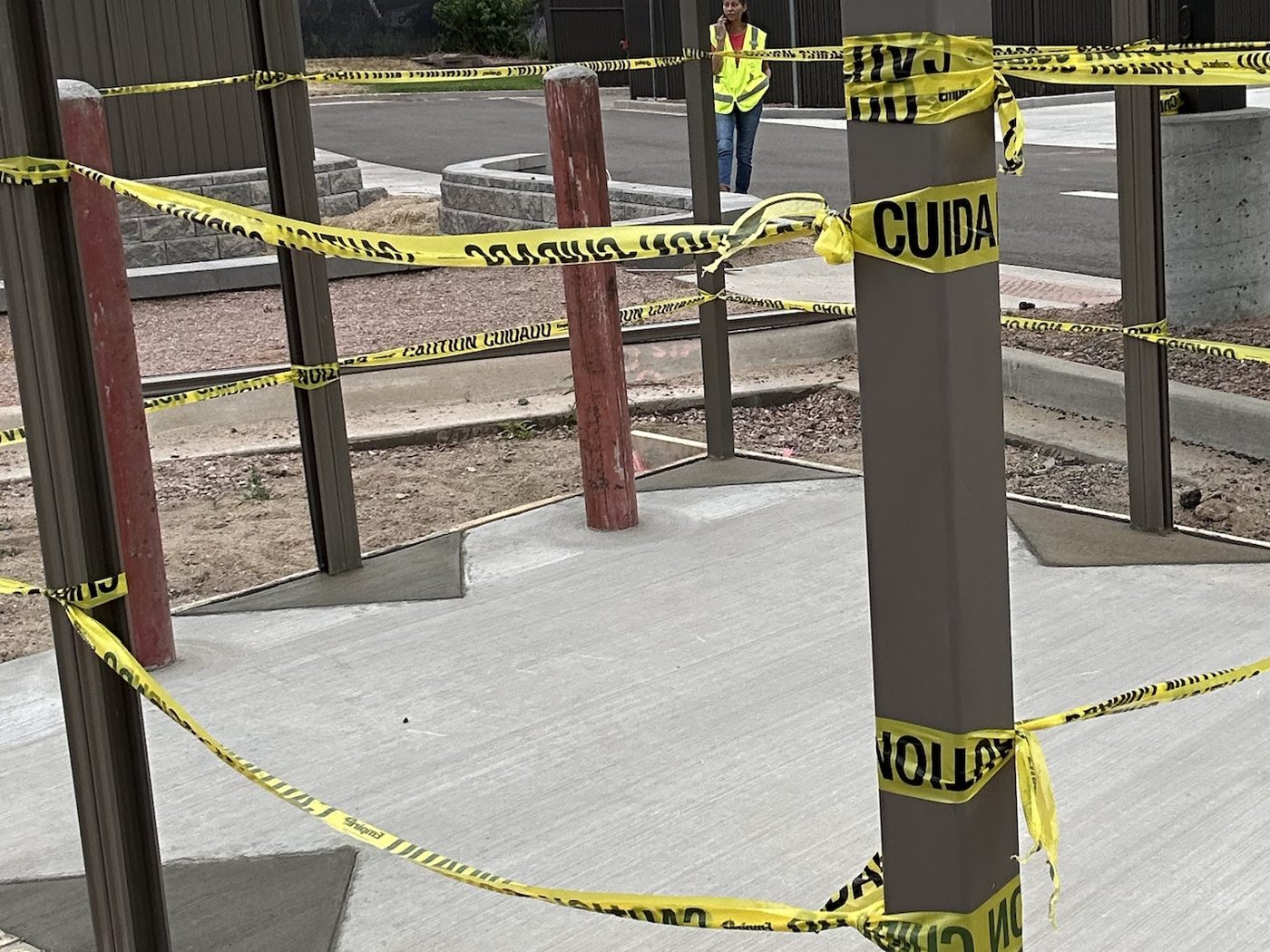 Cement Patio Rounded Azure Sky Concrete | Driveways, Patios, Foundations & Decorative Concrete